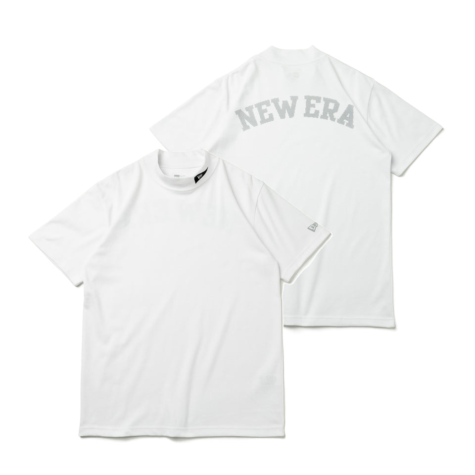 【ゴルフ】 半袖 ミドルネック パフォーマンス Tシャツ アーチロゴ ホワイト