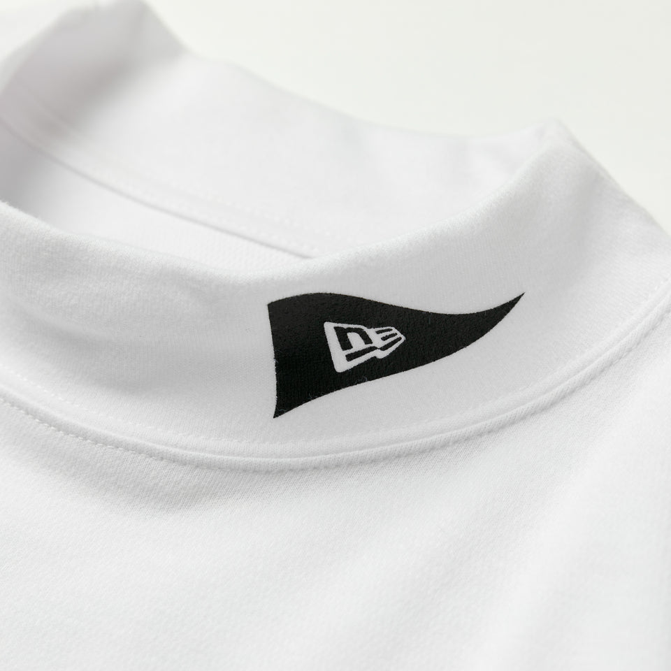 【ゴルフ】 半袖 ミドルネック パフォーマンス Tシャツ アーチロゴ ホワイト