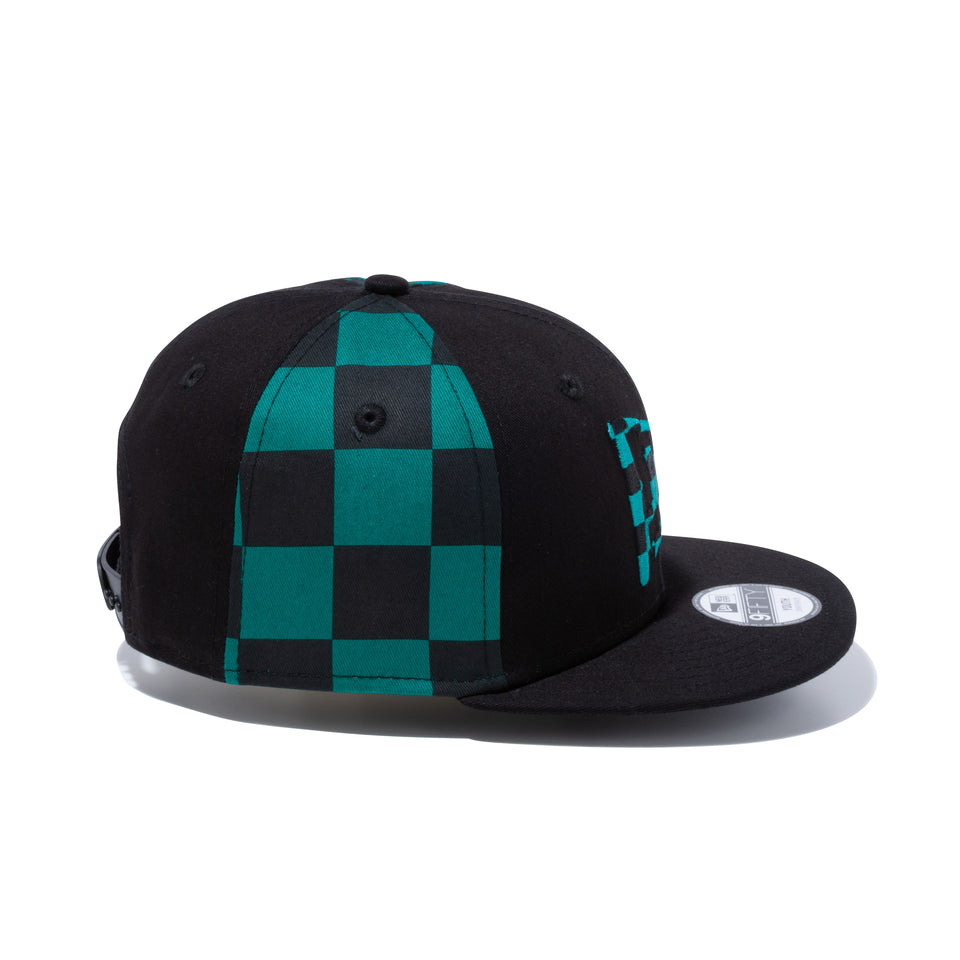 Youth 9FIFTY 鬼滅の刃 竈門炭治郎 フラッグロゴ ブラック