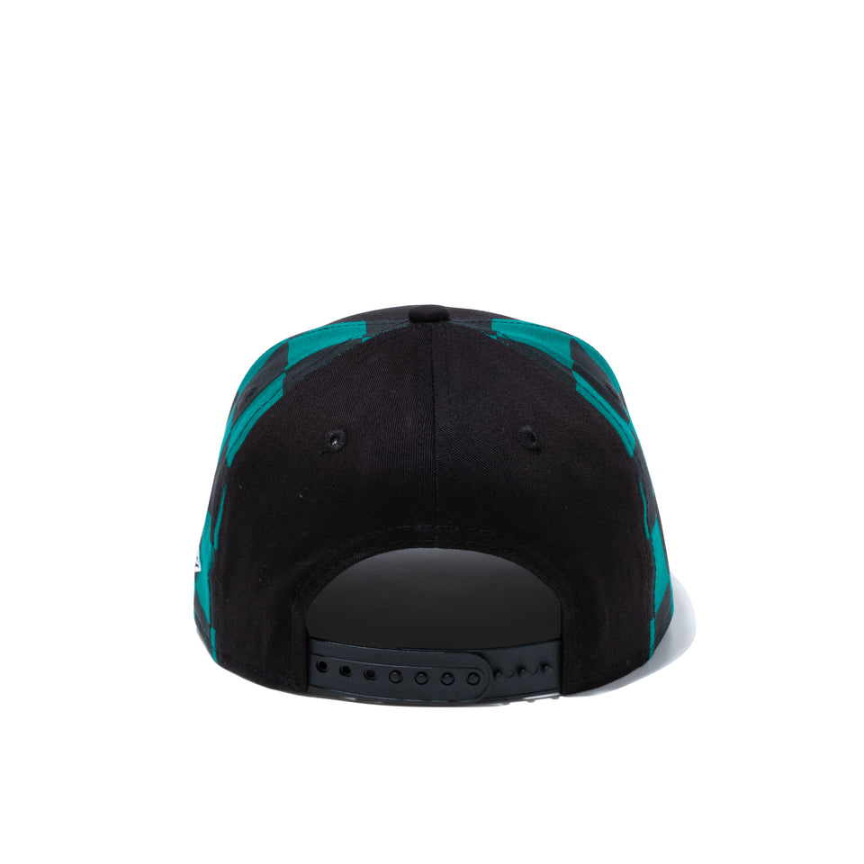 Youth 9FIFTY 鬼滅の刃 竈門炭治郎 フラッグロゴ ブラック