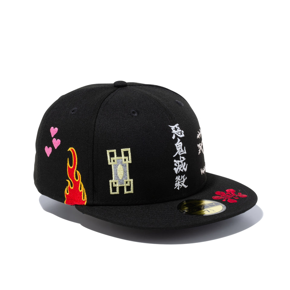 59FIFTY 鬼滅の刃 柱 オールオーバー ブラック