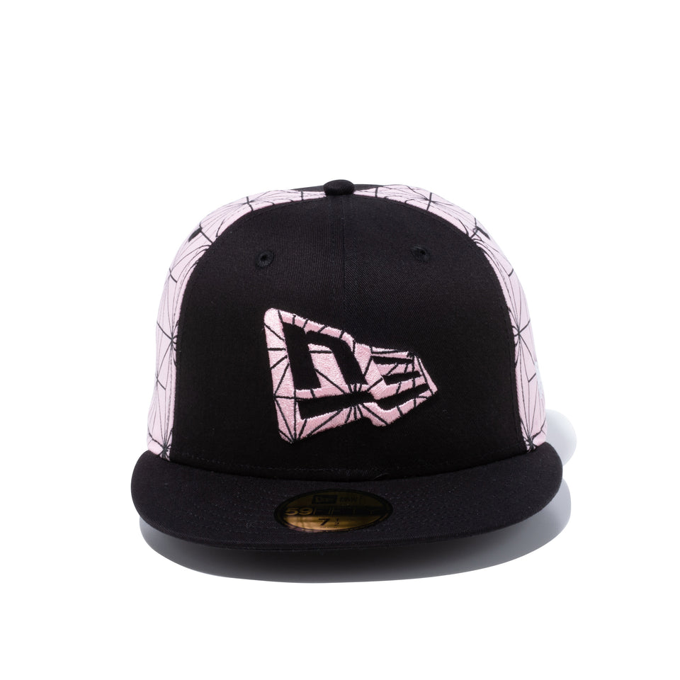 59FIFTY 鬼滅の刃 竈門禰豆子 フラッグロゴ ブラック