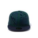 59FIFTY ERIC ELMS エリック・エルムス アートワーク ダークグリーン ネイビーバイザー