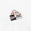 半袖 コットン Tシャツ ERIC ELMS エリック・エルムス ボックスロゴ キルロイ ホワイト リラックスフィット