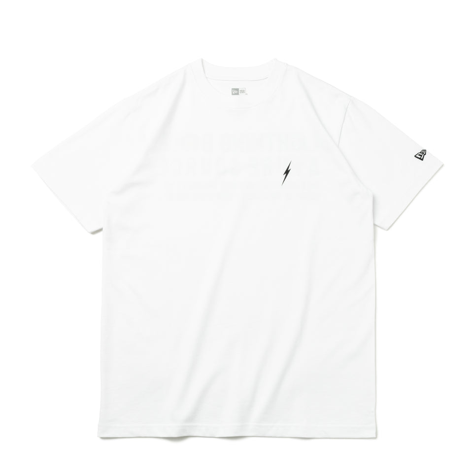半袖 コットン Tシャツ LIGHTNING BOLT ライトニングボルト 稲妻 ホワイト レギュラーフィット