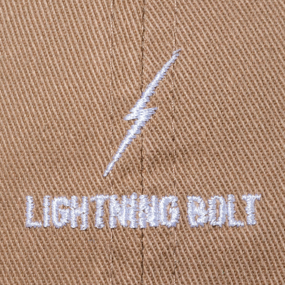カジュアルクラシック LIGHTNING BOLT ライトニングボルト ブランドネーム カーキ