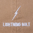カジュアルクラシック LIGHTNING BOLT ライトニングボルト ブランドネーム カーキ