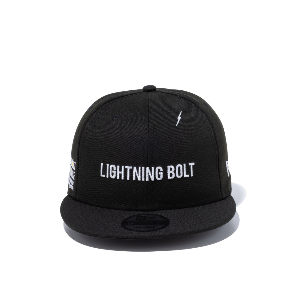 9FIFTY LIGHTNING BOLT ライトニングボルト ブランドネーム ブラック