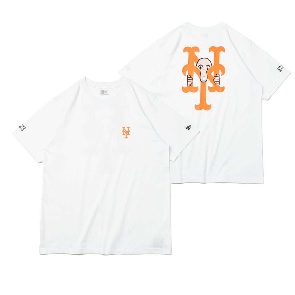 半袖 コットン Tシャツ ニューヨーク・メッツ ERIC ELMS エリック・エルムス キルロイ ホワイト リラックスフィット