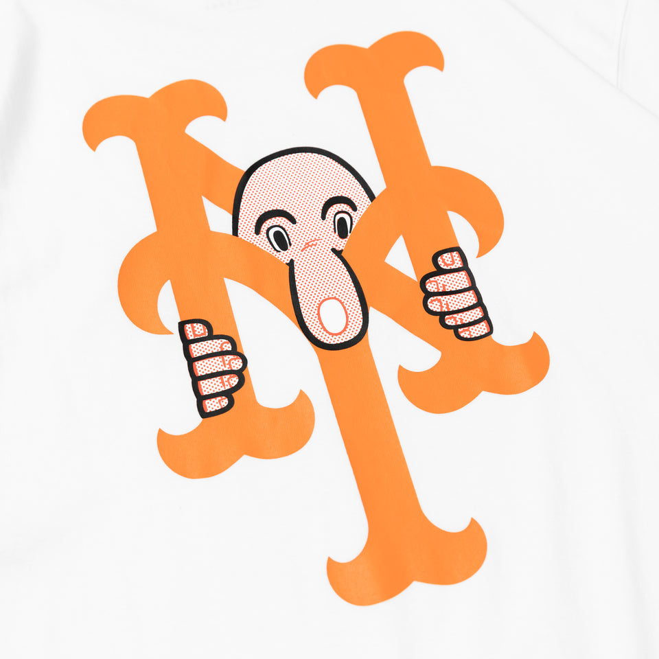 半袖 コットン Tシャツ ニューヨーク・メッツ ERIC ELMS エリック・エルムス キルロイ ホワイト リラックスフィット