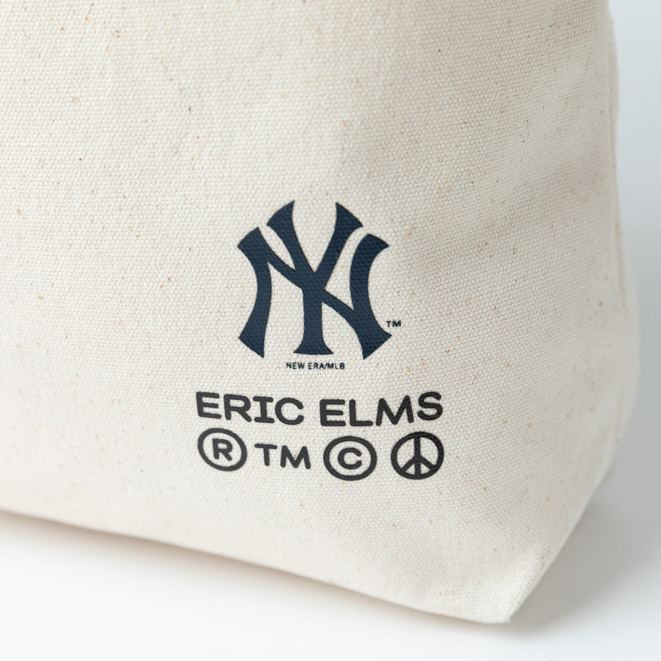 キャンバストート 14L ニューヨーク・ヤンキース ERIC ELMS エリック・エルムス キルロイ アイボリー