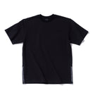 半袖 サイドジップ ポンチ Tシャツ NEW ERA BLACK LABEL ブラック