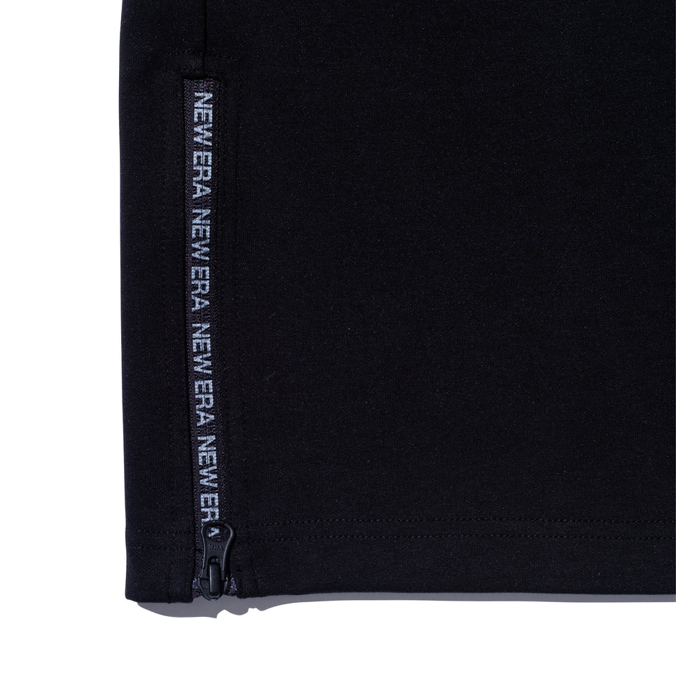 半袖 サイドジップ ポンチ Tシャツ NEW ERA BLACK LABEL ブラック