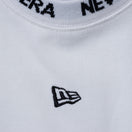 半袖 ジャカードネック ヘビーウェイト Tシャツ NEW ERA BLACK LABEL ホワイト ビッグシルエット