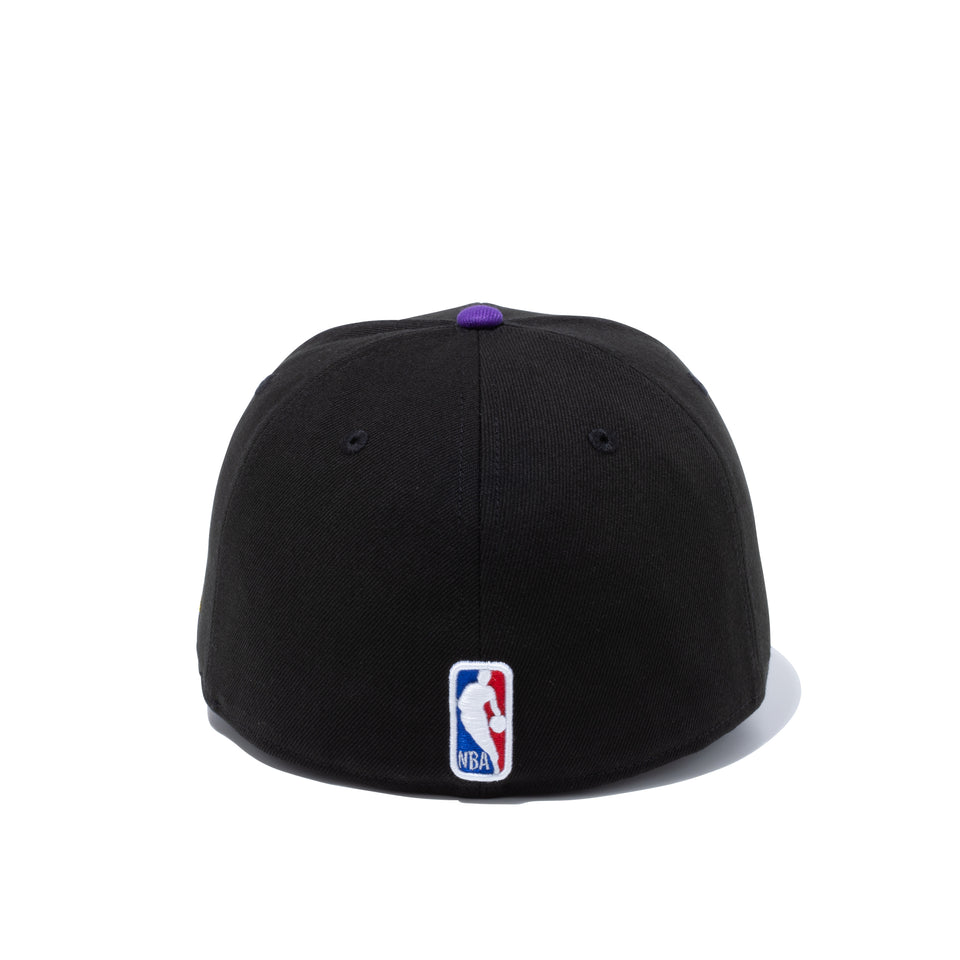 PC 59FIFTY XLARGE x NBA ロサンゼルス・レイカーズ ブラック トゥルーパープルバイザー