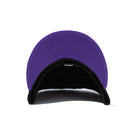 PC 59FIFTY XLARGE x NBA ロサンゼルス・レイカーズ ブラック トゥルーパープルバイザー