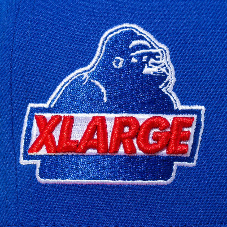 PC 59FIFTY XLARGE x NBA ロサンゼルス・クリッパーズ マジェスティックブルー フロントドアレッドバイザー