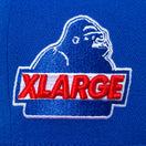 PC 59FIFTY XLARGE x NBA ロサンゼルス・クリッパーズ マジェスティックブルー フロントドアレッドバイザー