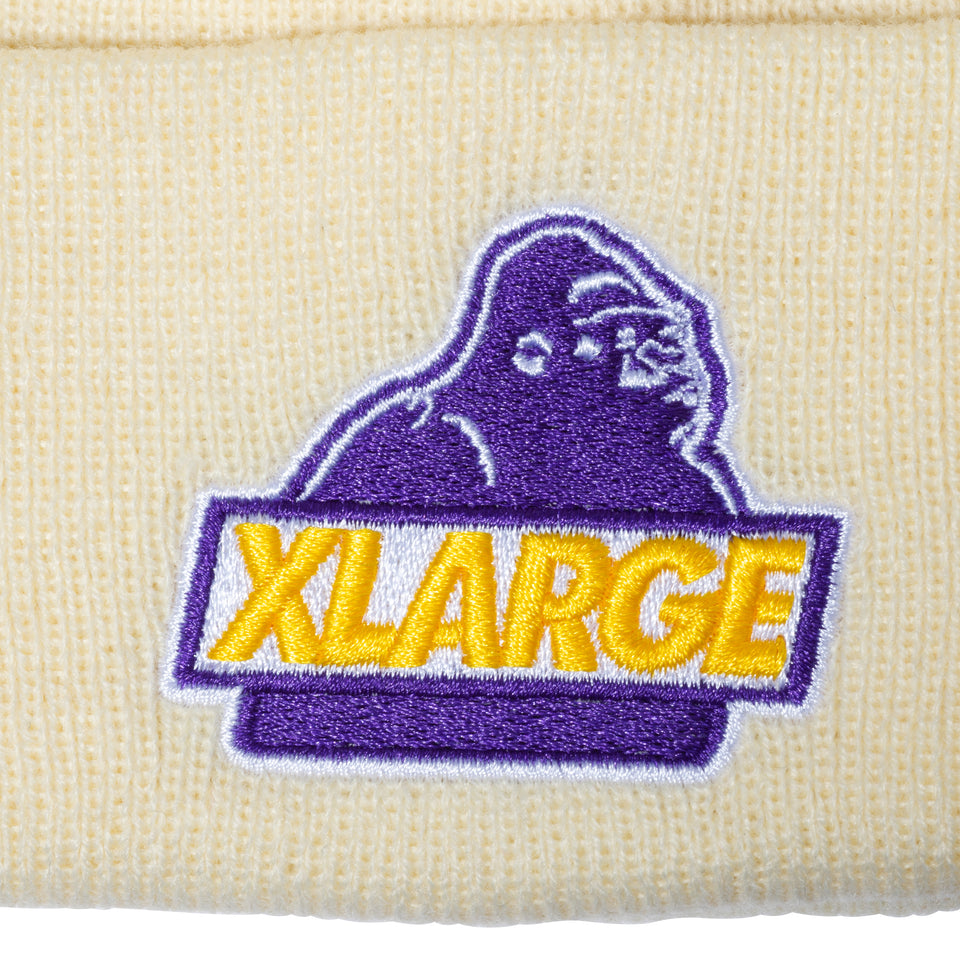 ベーシック カフニット XLARGE x NBA ロサンゼルス・レイカーズ クリーム