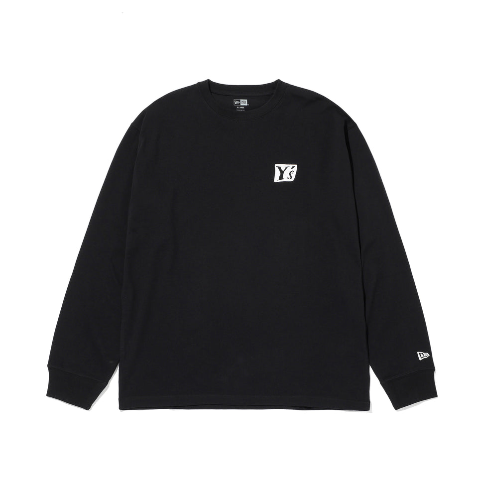 長袖 コットン Tシャツ Y's SS22 アイコン ブラック レギュラーフィット