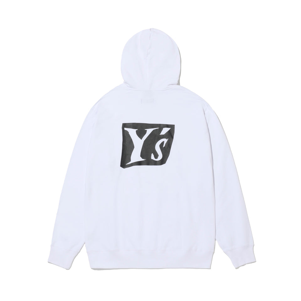 裏毛 プルオーバーフーディー Y's SS22 アイコン ホワイト