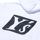 裏毛 プルオーバーフーディー Y's SS22 アイコン ホワイト