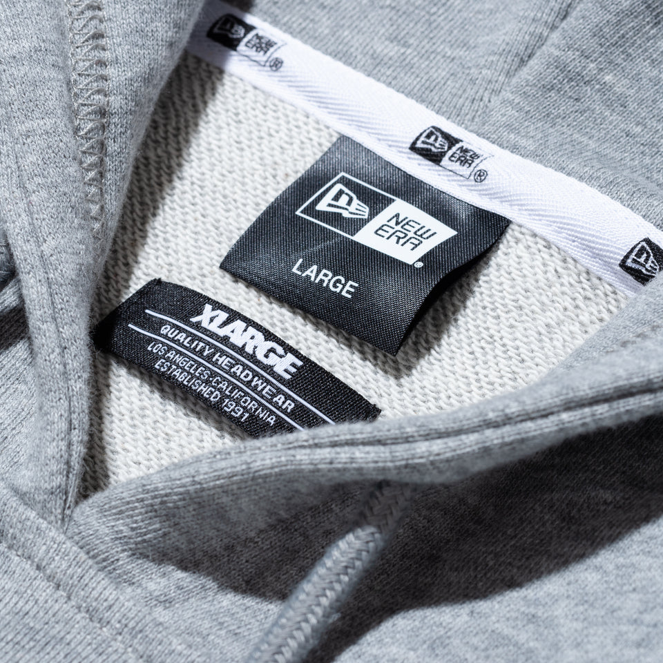 裏毛 スウェット プルオーバーフーディー XLARGE x NBA ロサンゼルス・レイカーズ グレー