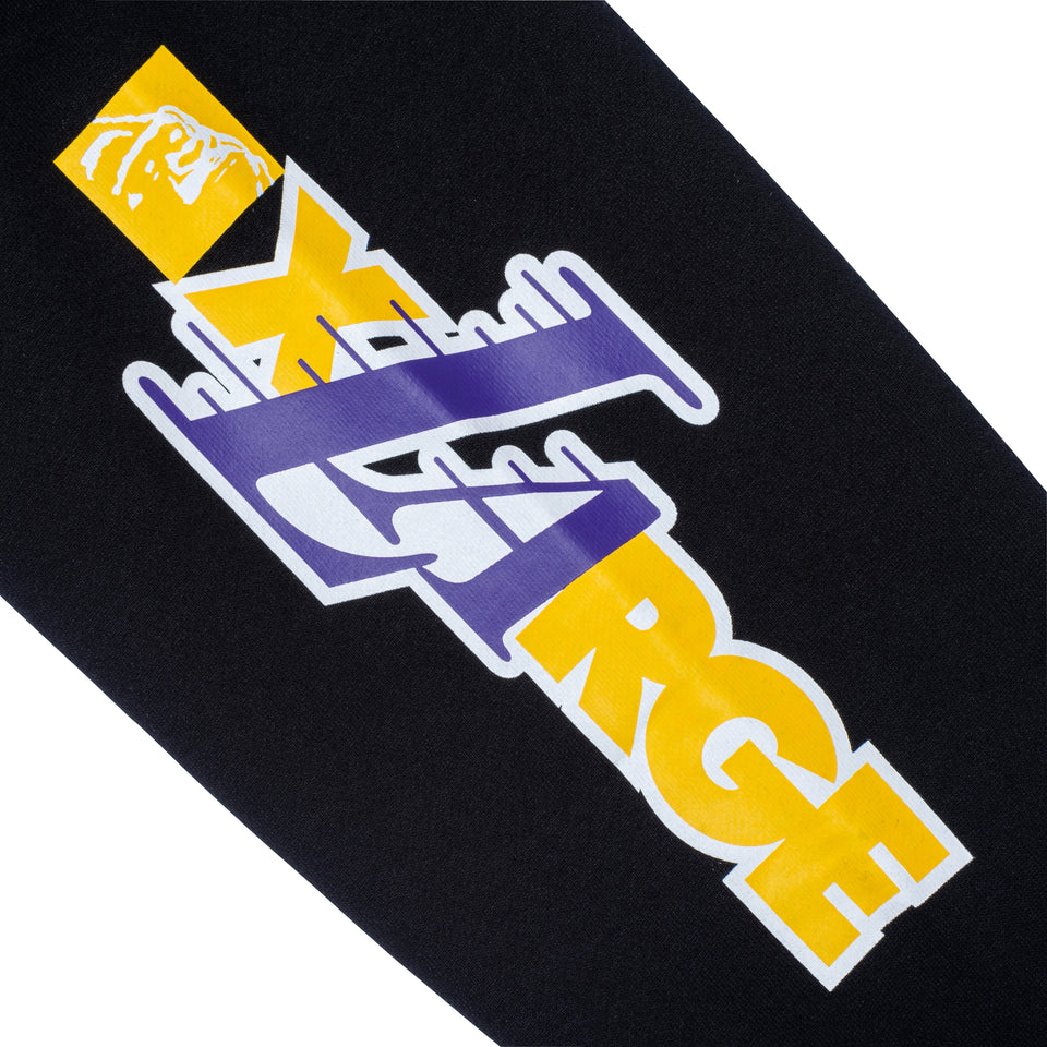 裏毛 スウェット クルーネック XLARGE x NBA ロサンゼルス・レイカーズ ブラック