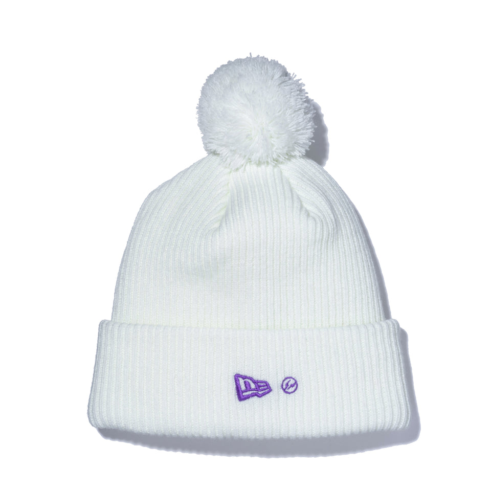 ポンポンニット リブ FRAGMENT DESIGN ホワイト
