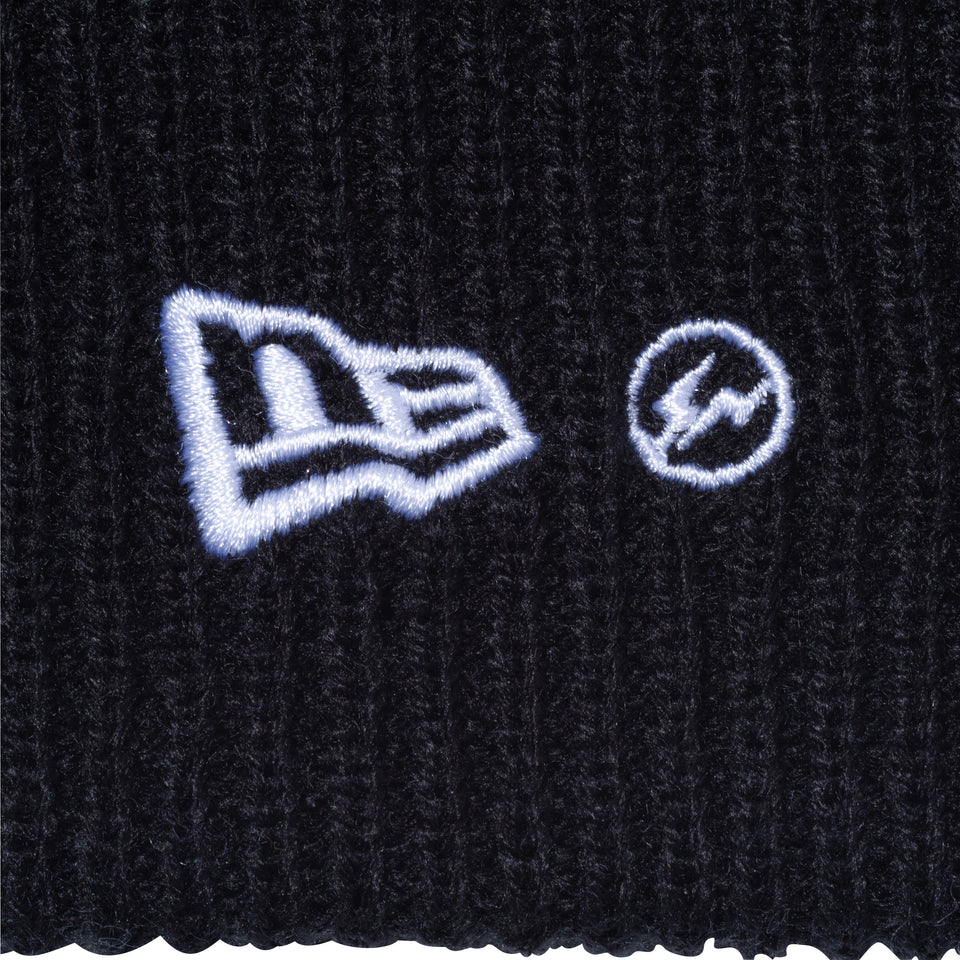 ポンポンニット リブ FRAGMENT DESIGN ブラック