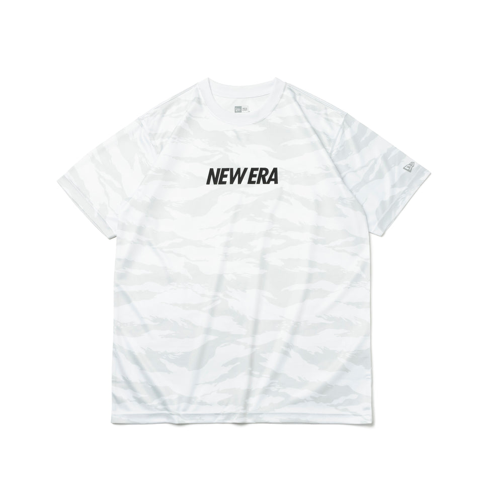 半袖 テック Tシャツ タイガーストライプカモ ホワイト【 Performance Apparel 】