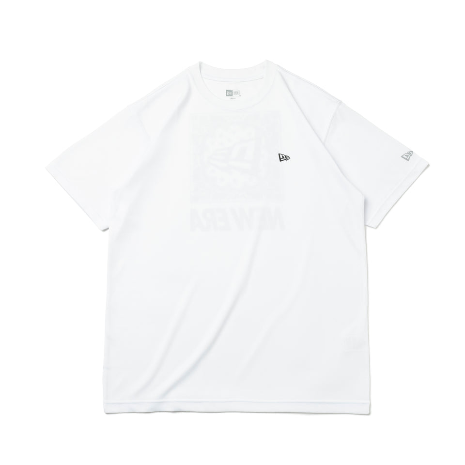 半袖 テック Tシャツ リア ペイズリー ホワイト【 Performance Apparel 】