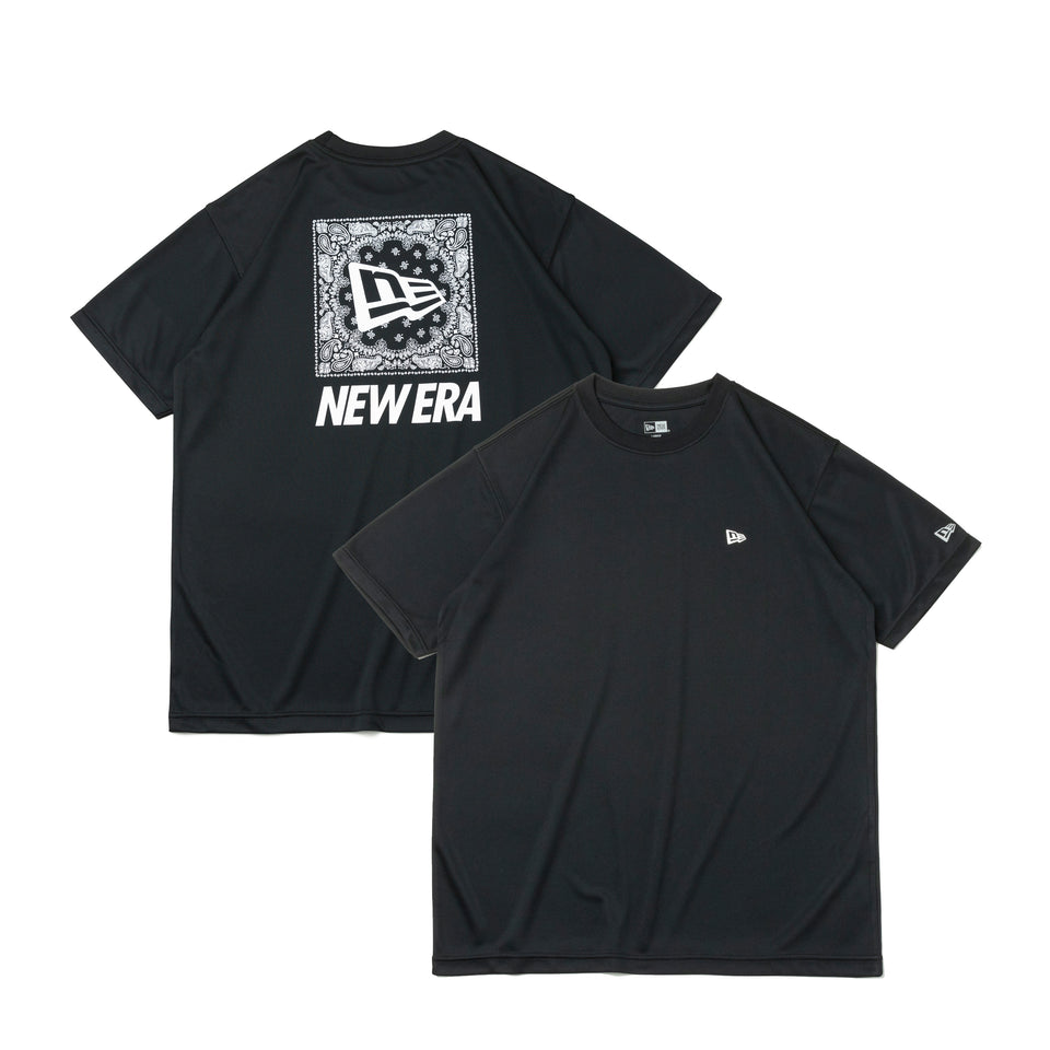 半袖 テック Tシャツ リア ペイズリー ブラック【 Performance Apparel 】