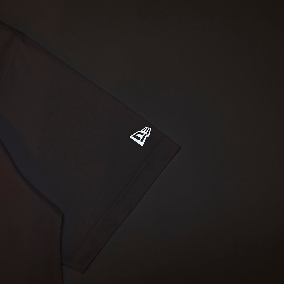 半袖 テック Tシャツ リア バーチカルロゴ ホワイト【 Performance Apparel 】