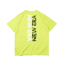 半袖 テック Tシャツ リア バーチカルロゴ ライム【 Performance Apparel 】