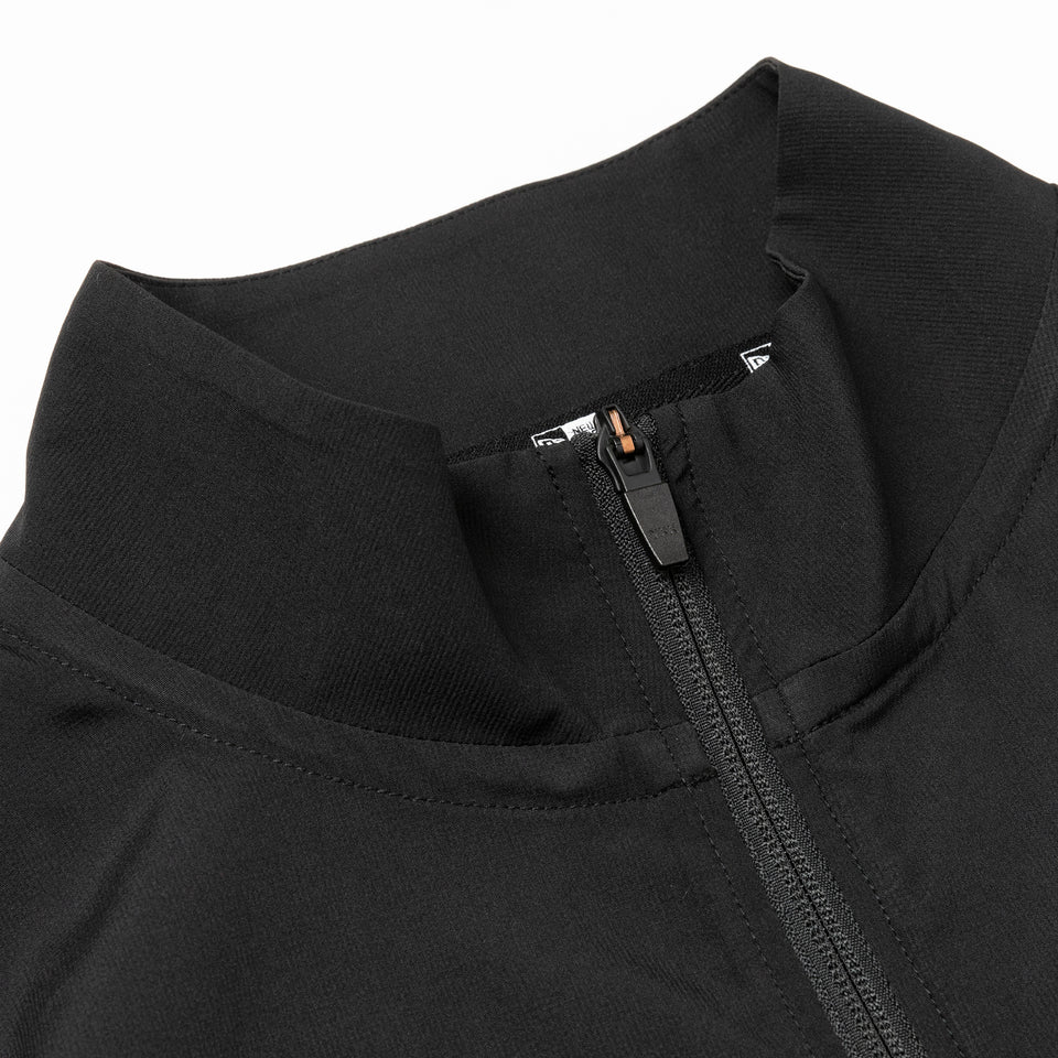 半袖 クロスウェアジャケット NEW ERA ブラック × ブラック/ホワイト【 Performance Apparel 】