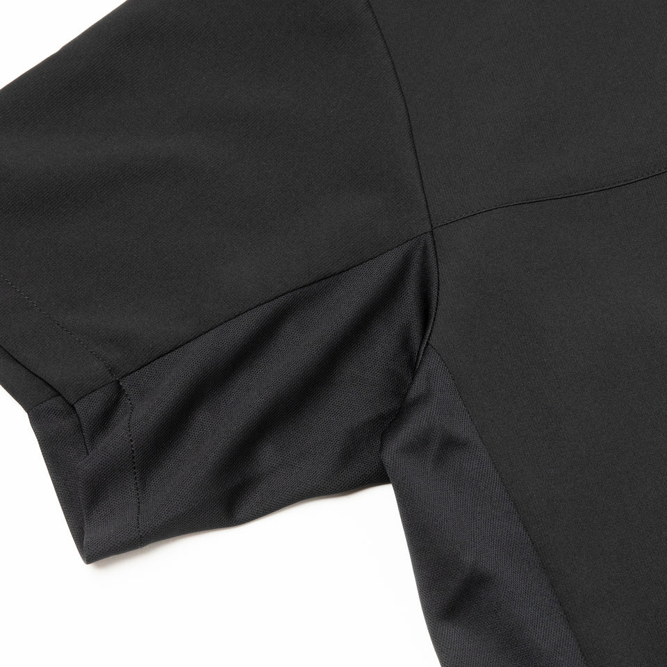 半袖 クロスウェアジャケット NEW ERA ブラック × ブラック/ホワイト【 Performance Apparel 】