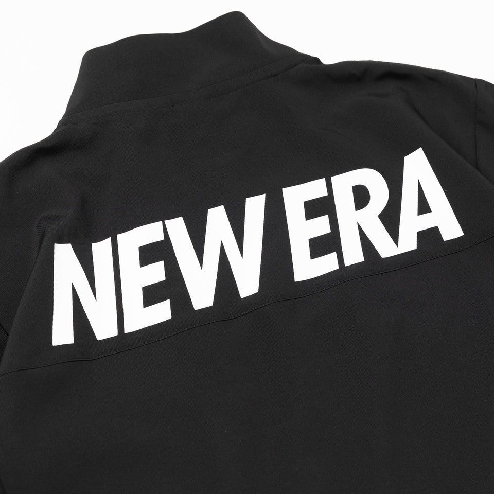 半袖 クロスウェアジャケット NEW ERA ブラック × ブラック/ホワイト【 Performance Apparel 】