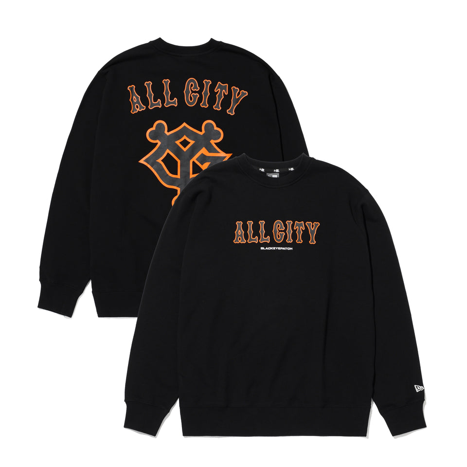 裏毛 スウェット クルーネック 読売ジャイアンツ x BlackEyePatch x NEW ERA レギュラーフィット