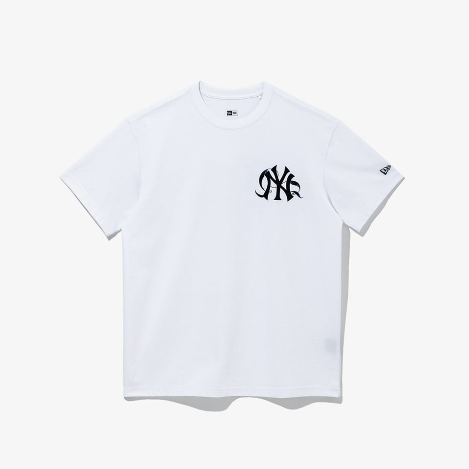 半袖 パフォーマンス Tシャツ BTS × MLB ブラック Swan ニューヨーク・ヤンキース ホワイト レギュラーフィット