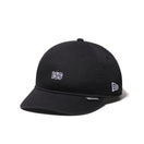 9TWENTY ショートバイザー ONEHUNDRED ATHLETIC ミニロゴ ブラック