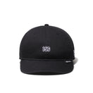 9TWENTY ショートバイザー ONEHUNDRED ATHLETIC ミニロゴ ブラック