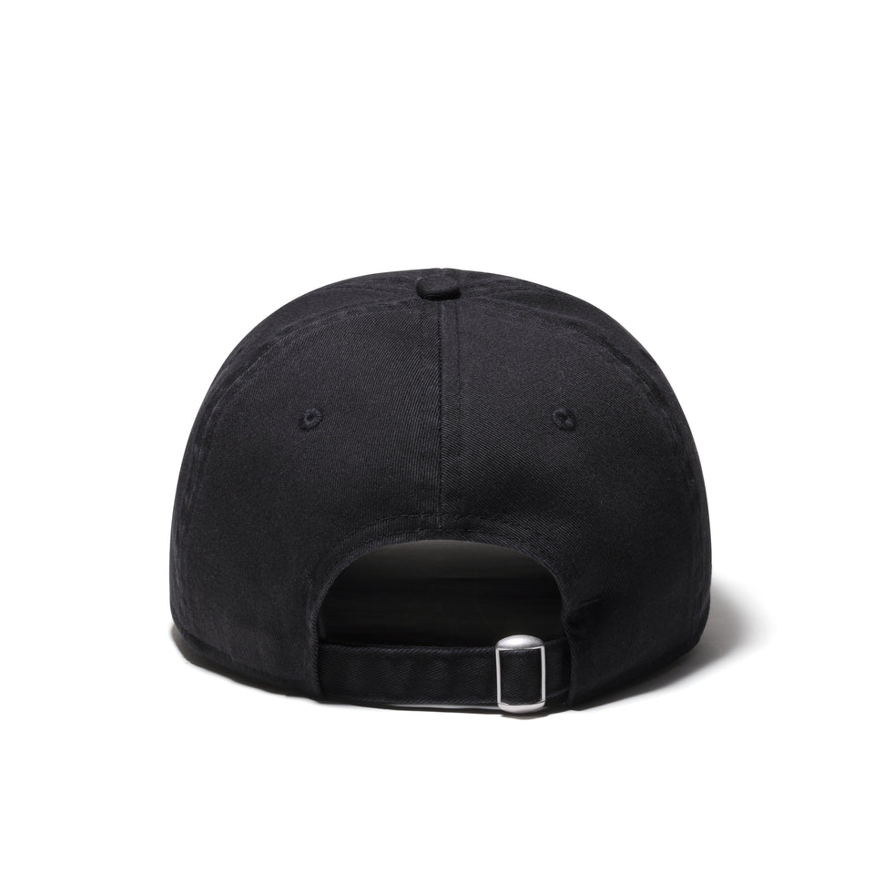 9TWENTY ショートバイザー ONEHUNDRED ATHLETIC ミニロゴ ブラック
