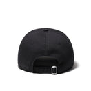 9TWENTY ショートバイザー ONEHUNDRED ATHLETIC ミニロゴ ブラック