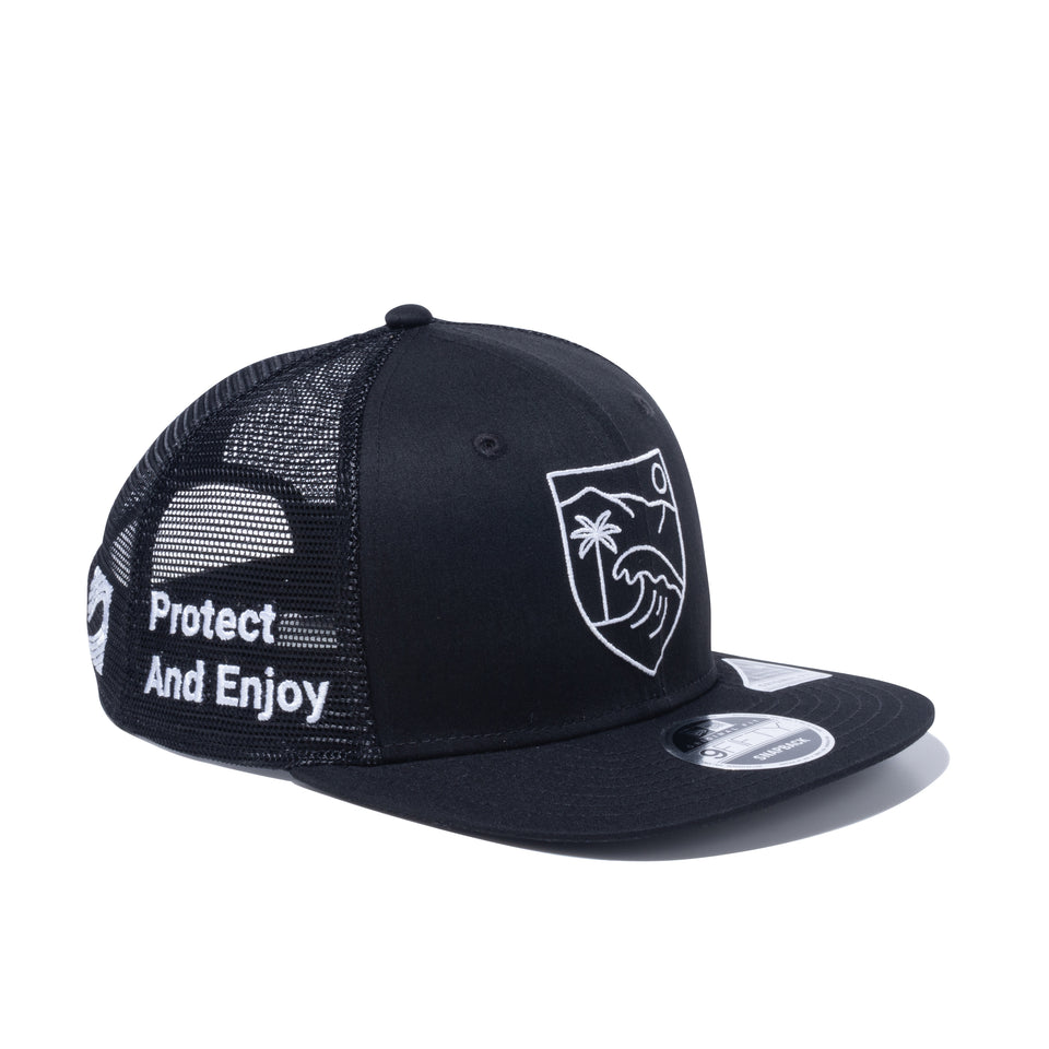 9FIFTY Original Fit トラッカー SURFRIDER FOUNDATION ECOPET WAVE ブラック