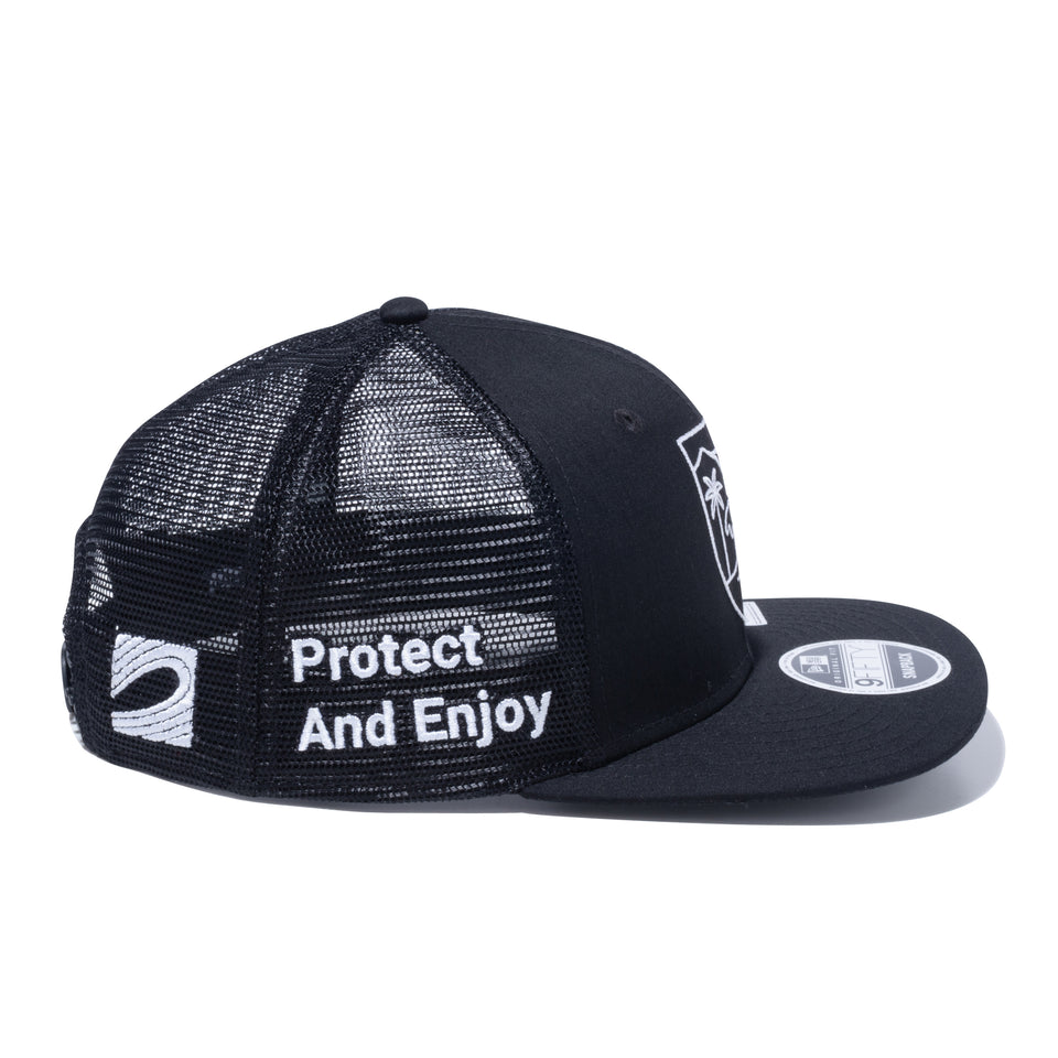 9FIFTY Original Fit トラッカー SURFRIDER FOUNDATION ECOPET WAVE ブラック