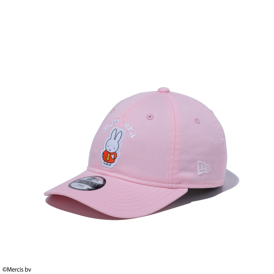 Child 9TWENTY miffy ミッフィー new era アーチロゴ ピンク