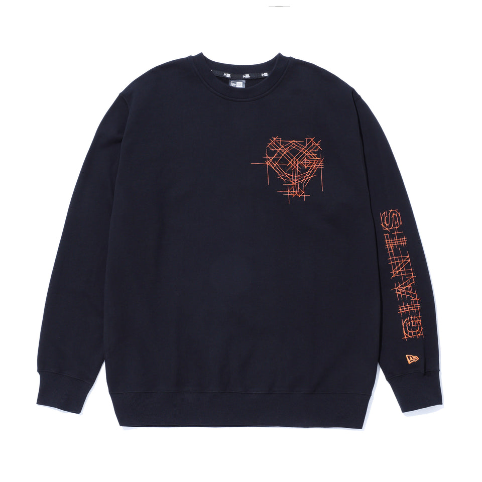 裏毛 スウェット クルーネック 読売ジャイアンツ x TAKAHIROMIYASHITATheSoloist. x NEW ERA ブラック / オレンジ
