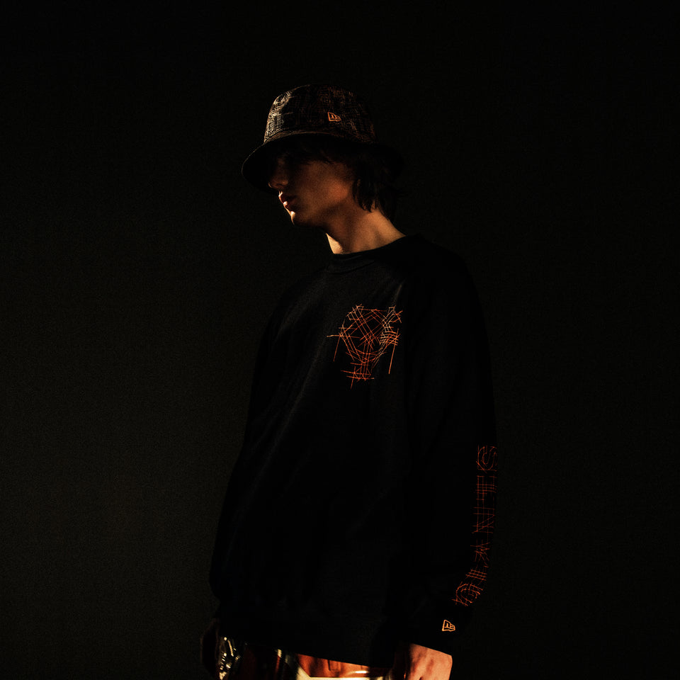 裏毛 スウェット クルーネック 読売ジャイアンツ x TAKAHIROMIYASHITATheSoloist. x NEW ERA ブラック / オレンジ