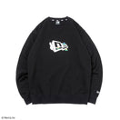 裏毛 スウェット クルーネック miffy ミッフィー フラッグロゴ ブラック